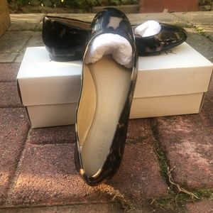 Ann Taylor Tortoise Shell Ballet Flats Size 6
